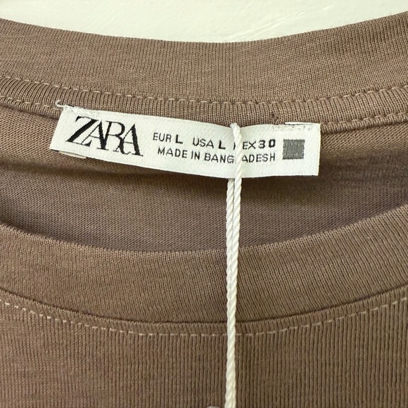 Zara Women's Brown Top Size L - Picture 4 of 4